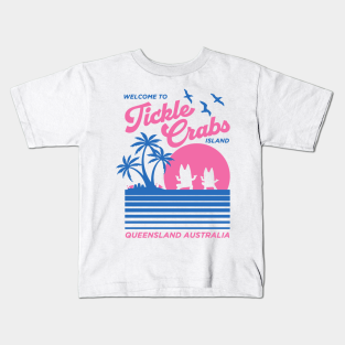 Bluey Kids T-Shirt - Tickle Crabs Island by CaptainHarHar